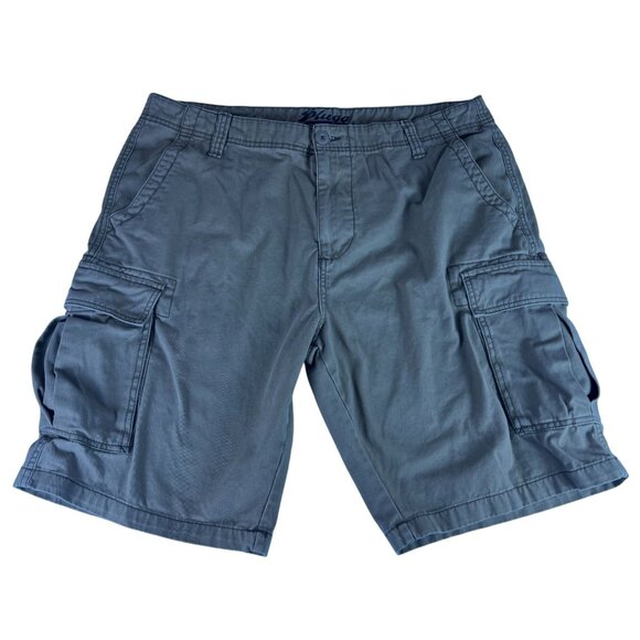 Plugg Cotton Cargo Shorts Men 38 Brown 10.5" Inch Inseam Pockets Hiking Outdoor - Picture 1 of 5